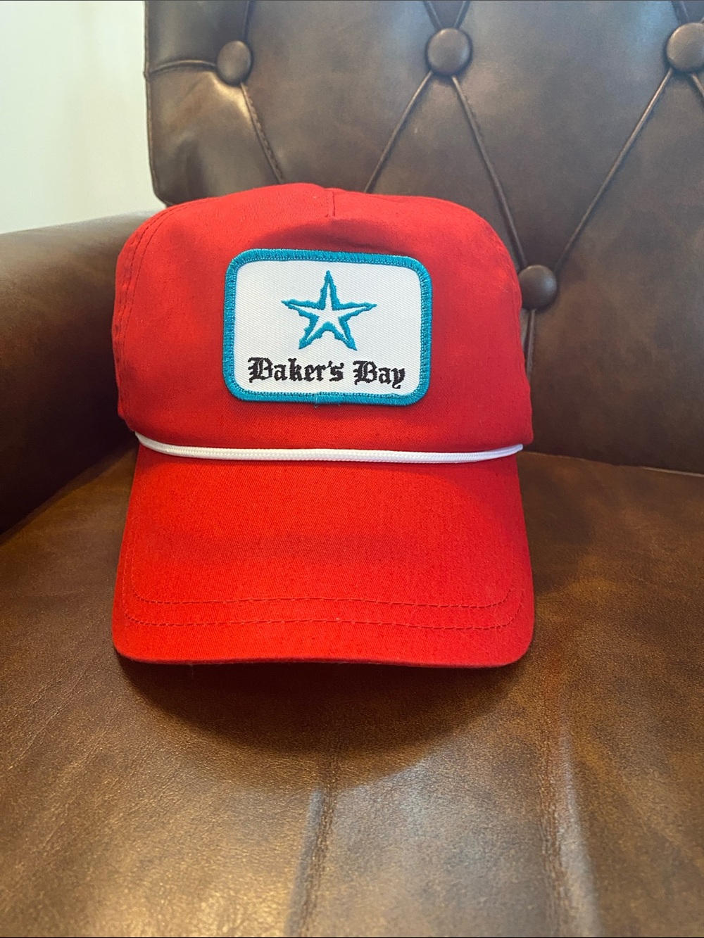 Bakers Bay Golf & Ocean Club Caribbean Patch Hat Rope Cap Golf Dad Prep ⛳️